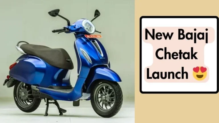 New Bajaj Chetak Blue