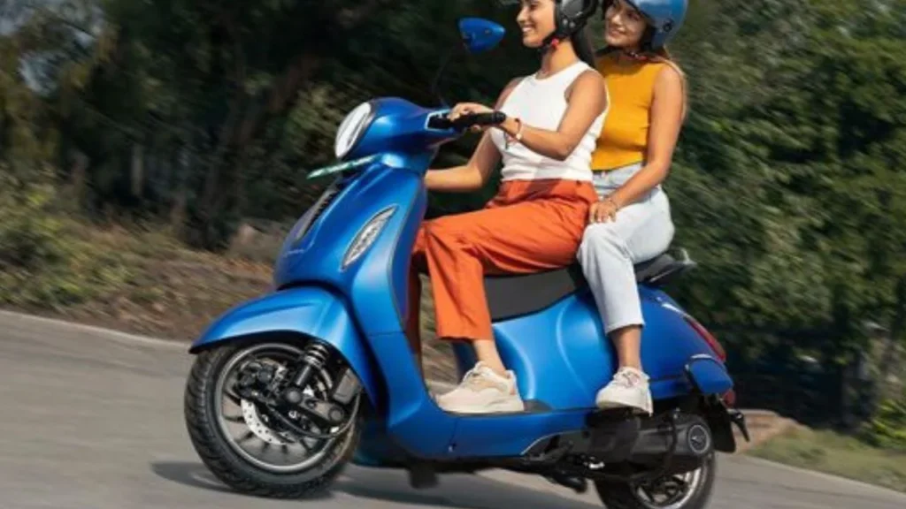 New Bajaj Chetak Blue